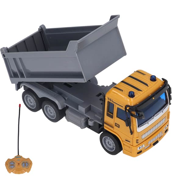 RC entreprenør dumper simulation sikker stabil multifunktionelt legetøj til alderen 3 og opefter