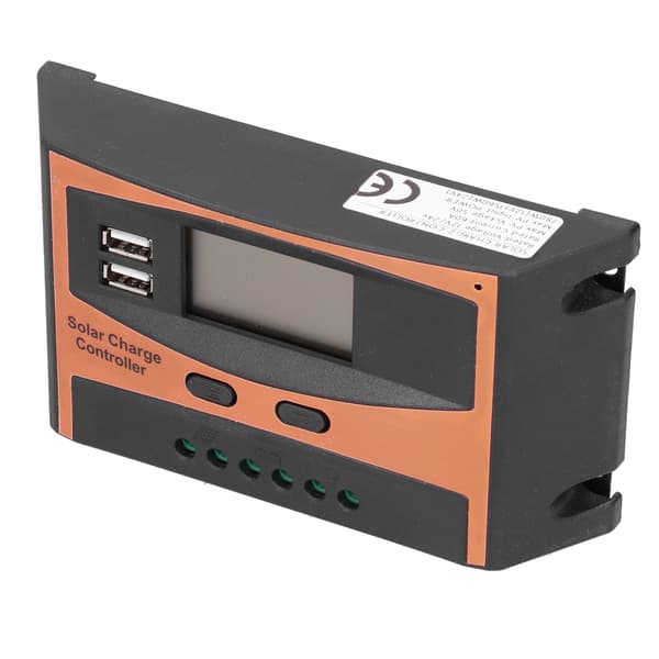 12V/24V Solar Charge Controller IP32 Vandtæt Højeffektiv PWM Solar Power Controller 60A