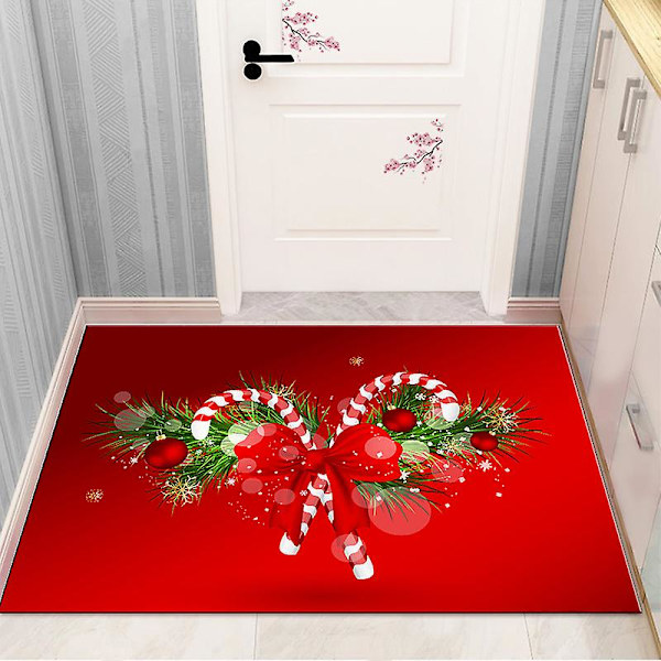 Julfestmatta Badrum Anti-halk Absorberande Matta 60*90cm C 60*90cm C