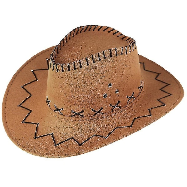 Kvinde Cowboy Hatte Unisex Voksen West Western Cowboy Hat Mongolsk