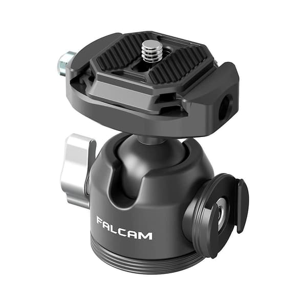【BQ】F38 Universal DSLR Gimbal Quick Release Plate Klemme Stativ Slider Gimbal Tilbehør-Perfet