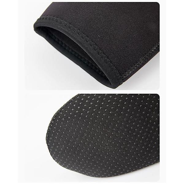 Neopren Sokker 3mm Strand Vandtætte Sokker Vand Støvler Sokker Til Dykning Svømning Surfing Snorkling Vade Kajak Rafting black no straps 2XL (46-47)