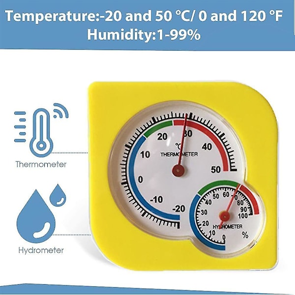 Mini inomhustermometer fuktmätare för hem, rum,