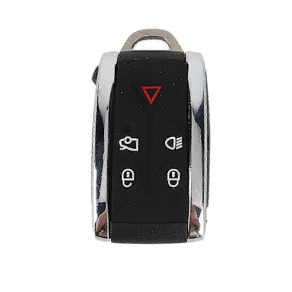 【BQ】Jaguar XF 2009-2012 5-Button Key Fob Shell Replacement Compatible with Remote Control