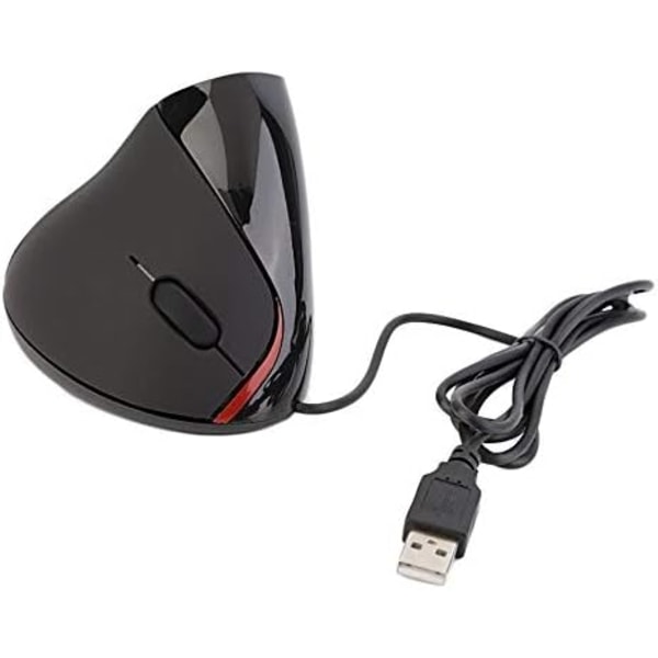 5D optisk kablet spillmus med bærbar USB 2400DPI 2,4GH Ergonomisk