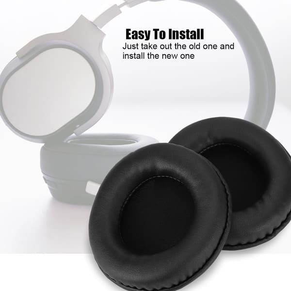95 mm universelle erstatningsøreputer myk skumpute headset deksel