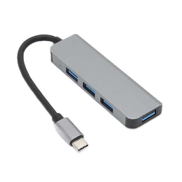 Ekspansionsdock Multifunktionel Mini Aluminium Legering 4 I 1 Multi Splitter Dockingstation til Laptops