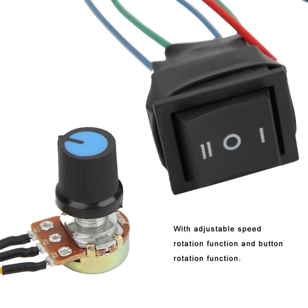 PWM DC Motor Controller Steglös Motorvarvtalsreglering Modul DC9~60V 20A Framåt Bakåt Rotation
