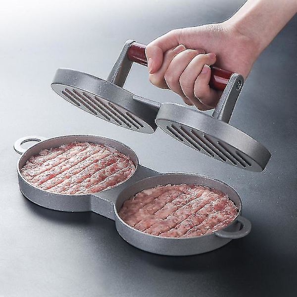 Burger Kødform Rund Hamburger Press Aluminiumslegering Hamburger Kød Oksekød Grill Form Burger Press Patty Maker Form Køkken