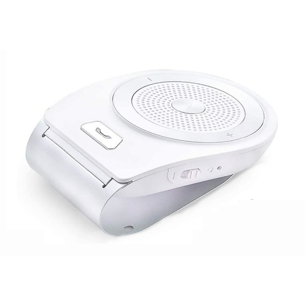 Bluetooth handsfreesats för bil med inbyggd rörelsesensor Stöder GPS White