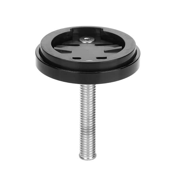 Cykelstyr Top Cap Computer Stopur Mount Holder til Garmin/Bryton/Cateye (Sort)