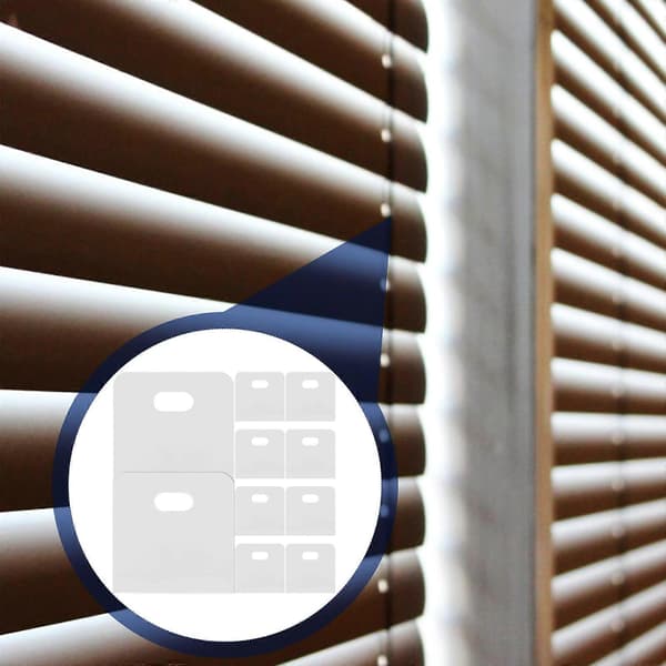 【BQ】Vertical Blind Repair Tabs Blind Stems Replacement for 120 Pcs Curtains