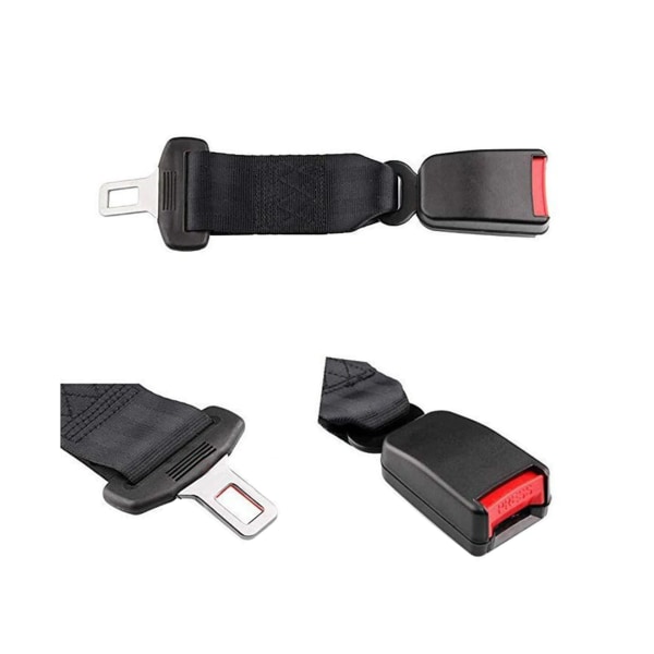 2st Universal Car Auto Safety Säkerhetsbälte Extender Extension Spänne Clip Strap