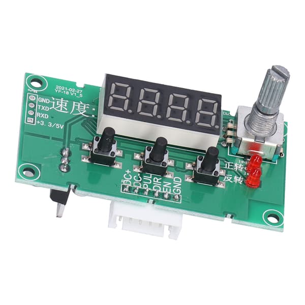Stepper Motor Driver Board Stabil Hastighetskontrollermodul med Digitalt Display DC8‑24V