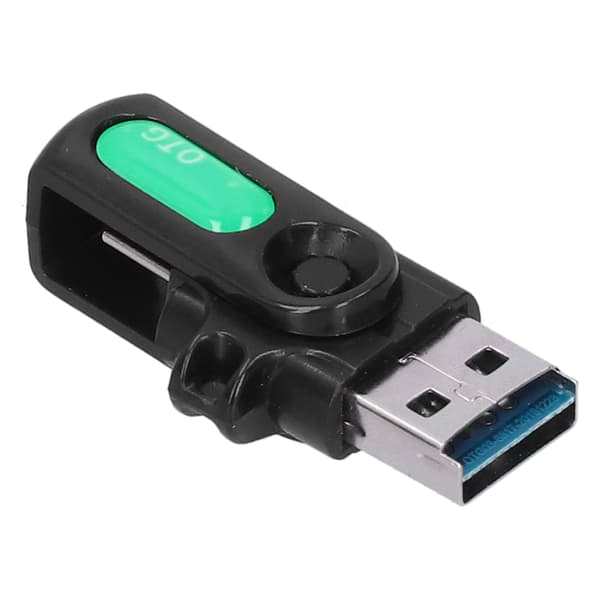 For Android V8 Grensesnitt OTG Adapter Bærbar Datakonverter for USB2.0/3.0/USB PDGrønn