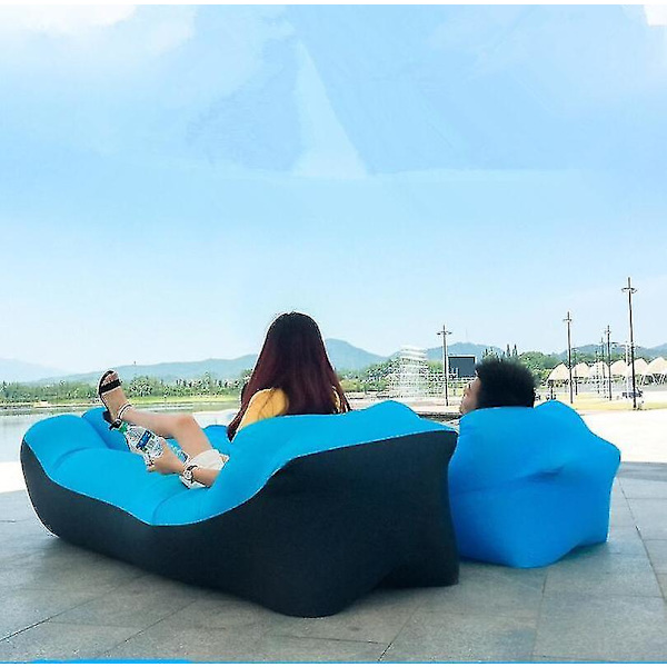 Voksen strand lounge stol hurtig sammenleggbar camping sovepose Vanntett oppblåsbar sofa bag Lazy Camping soveposer Air Bed