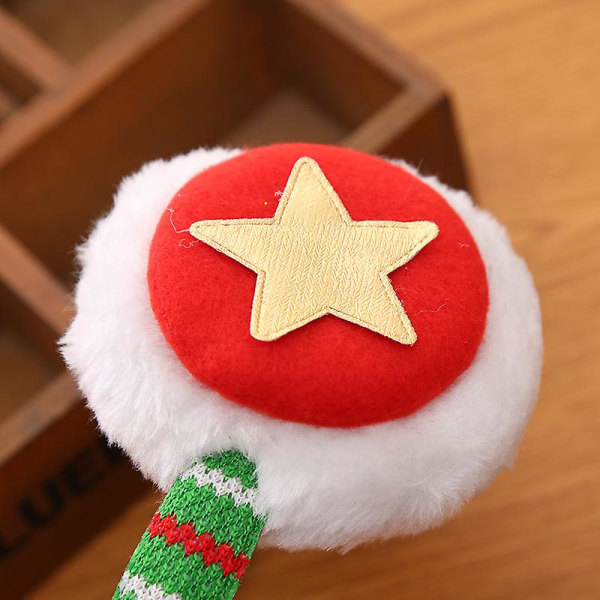 Christmas Ear Warmers Cartoon Plysch Santas Snowman Öronkåpor Elder Deer