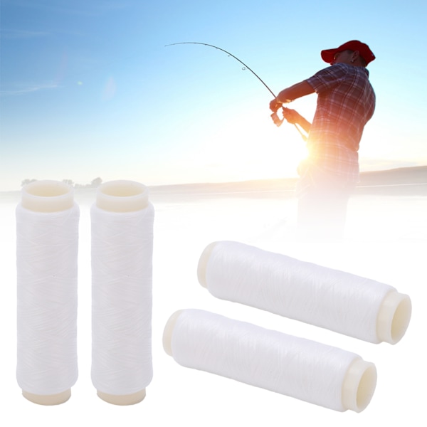 4 stk. Høy Elastisk Usynlig Nylon Fiskesene (100/200m) - Fisketilbehør Nummer 5