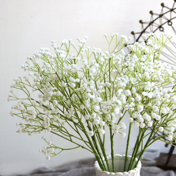 10 kpl Babys Breath keinotekoiset väärennökset kukkakimppu Gypsophila Bulk Flower