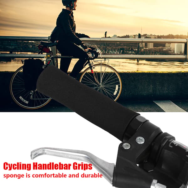 1 par cykelstyr ender cykellås styr tilbehør sort