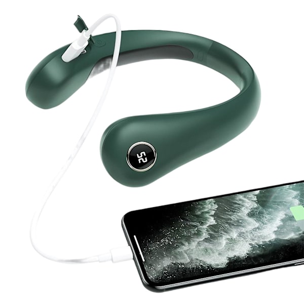 Hängande hals Handvärmare Multifunktionell Värmare 3 Uppvärmningslägen Med Batteridisplay För Utomhus Inomhus A 9600mAh