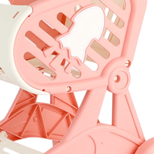 Lekehandlevogn for barn, supermarkedvogn for barn, simulering av handlelek, rosa
