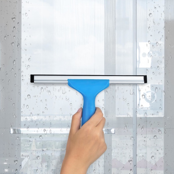 Professionel vinduesrengøringskombination - Squeegee & Microfiber Window Scrubber 40CM