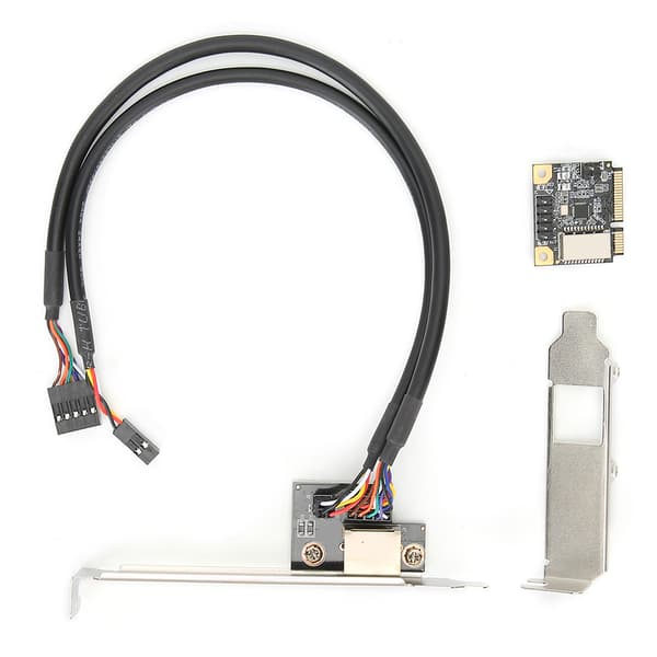 Gigabit Mini PCI-E netværkskort til stationær computer - kablet, gratis enhed, Linux-kompatibel
