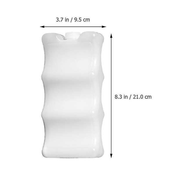 Contoured Shape Designad Ice Pack Ice Box-behållare för förvaring av bröstmjölk