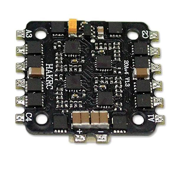4-i-1 Esc Bec 15a 2-4s Elektrisk reglering Fpv 5,8g Flygfotografering -s För Rc Drone Black