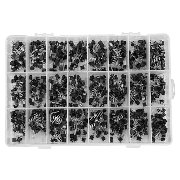 840st NPN PNP till 92 2N2222A-BC558 Transistor Sortiment DIY Kit