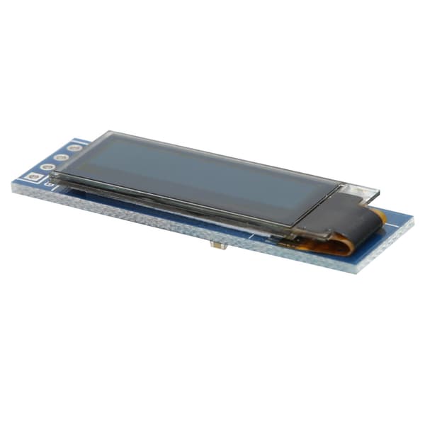 0.  91in OLED Display Modul IIC Interface 128x32 Hvid/Blå Display Modul 3.3~5VBlå
