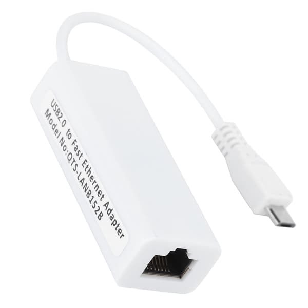 Micro USB til RJ45 Ethernet-adapter for Raspberry Pi Zero 1.3/W