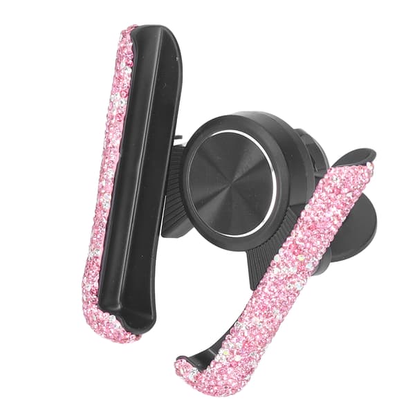 Bling Biltelefonholder Justerbar Universal Køretøjsmontering Pink til Kvinder Piger