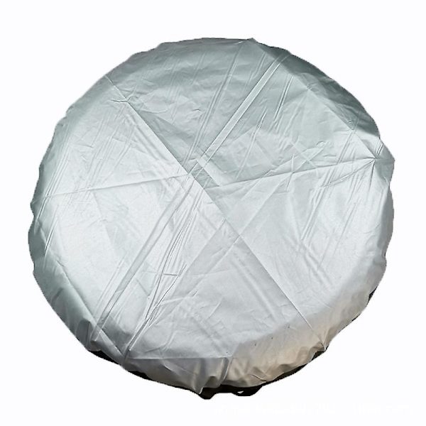 4 stk Dekkdeksel Reservedekkdeksel Dekkoppbevaringspose Halvpakning Støvtett solbeskyttelsesdeksel Universalt reservedekkdeksel 210d dekkdeksel 65*37cm