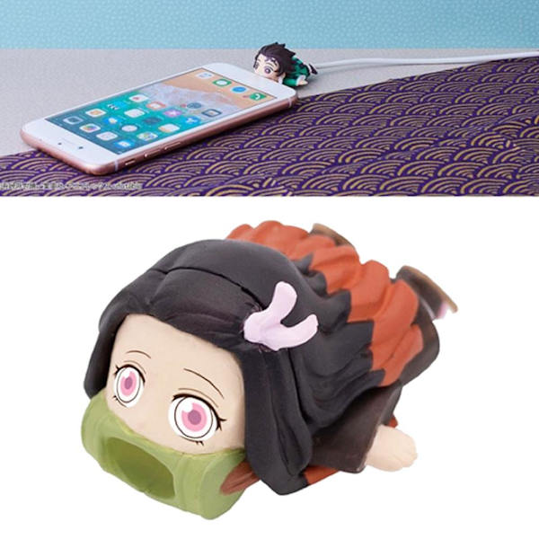 Tecknad Cable Bite Protector - Söt Anime Cord Saver