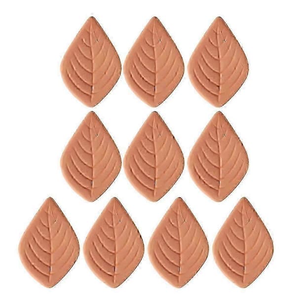 【BQ】Brun Sukker Blødgører Blad Terracotta Disk til Madopbevaring 10 Stk.