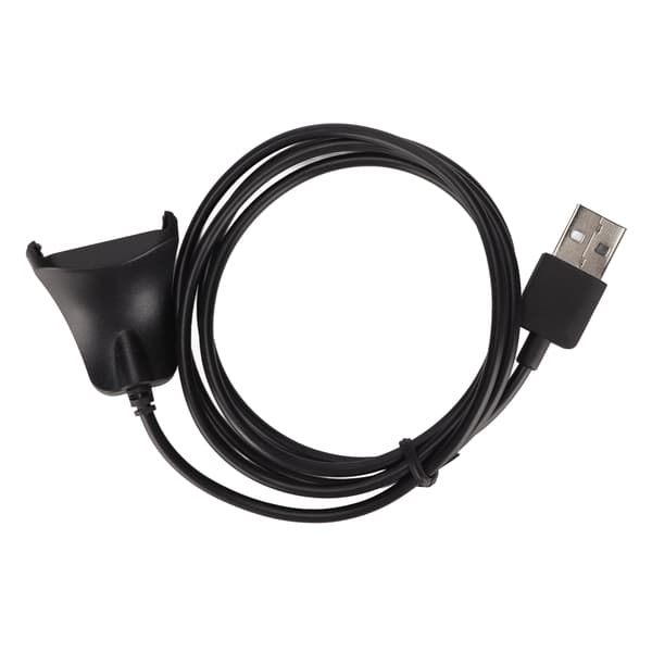 Laderdock til løbeur, PVC, 1 m lang, strækbestandig opladningskabel til TomTom Spark Runner 2/3