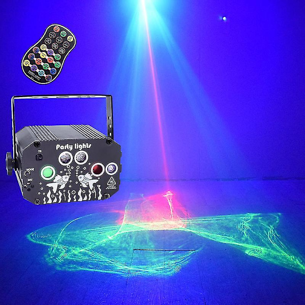 Led Dj Laser Party Light Northern Lights Aurora Pattern Usb Strobe Laser Lights 98 Pattern For Club Xmas Birthday Scen Project USB Rechargeable