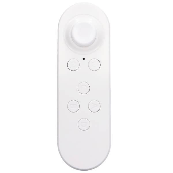 Trådløs Bluetooth Gamepad 4 Moduser VR Fjernkontroll Joystick for Musikkspill Hvit
