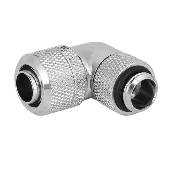 Sølv G1/4 Gevind Vandkøling Fitting Tyndt Rør 90° Retvinklet Albue