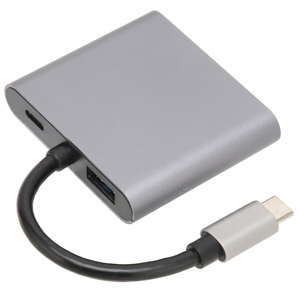 USB-C til Dual High Definition Multimedia Interface-adapter 4 i 1 4K 5 Gbps 60W lading Docking Station for OS X