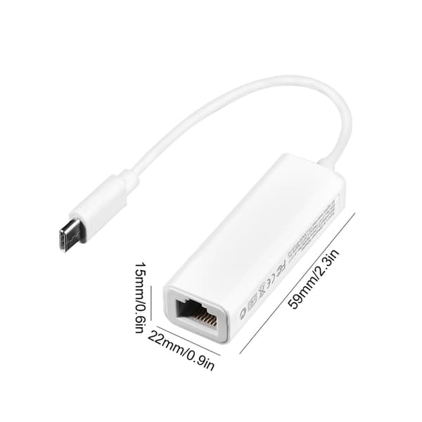 USB-C - RJ45 Ethernet-sovitin MacBook USB-C -kannettavalle