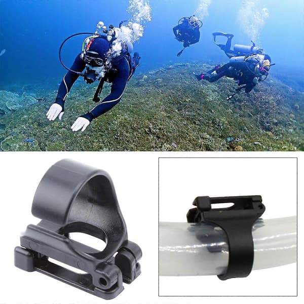 st snorkelklips universal snorkelholder luftrørholder sett for dykking snorkelutstyr Monivärinen