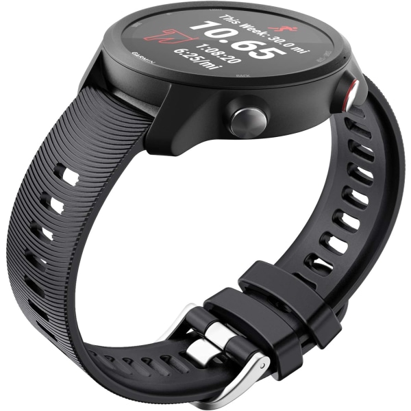 Den nye stroppen for Garmin Vivomove HR Vivoactive 3 Music Forerunner 245645 Music, 20 mm Premium Silikon QuickFit-stropper, flere farger (B