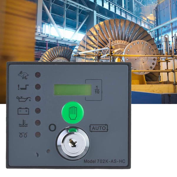 DSE702AS Elektronisk manuell start generator kontrollermodul kontrollpanel LCD-skjerm