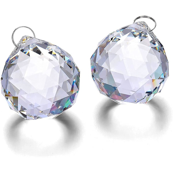 10kpl Crystal Rainbow Suncatcher lasipalloprisma riippuva kattokruunu 40mm