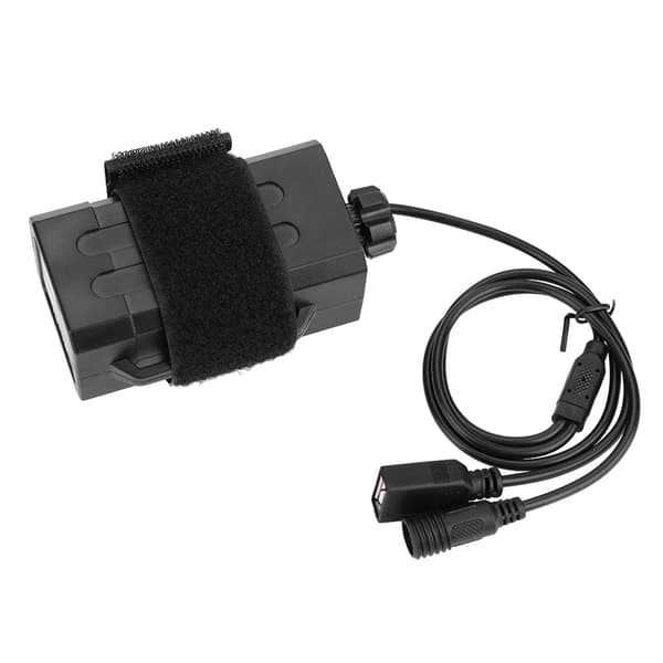 18650 Vandtæt Batteritaske USB DC Dobbelt Interface til Cykellys