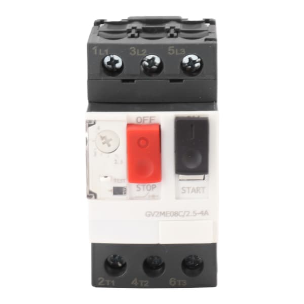 35mm DIN-skinne Montering Motor Start Stopp Beskyttelse Strømbryter 2.5-4A