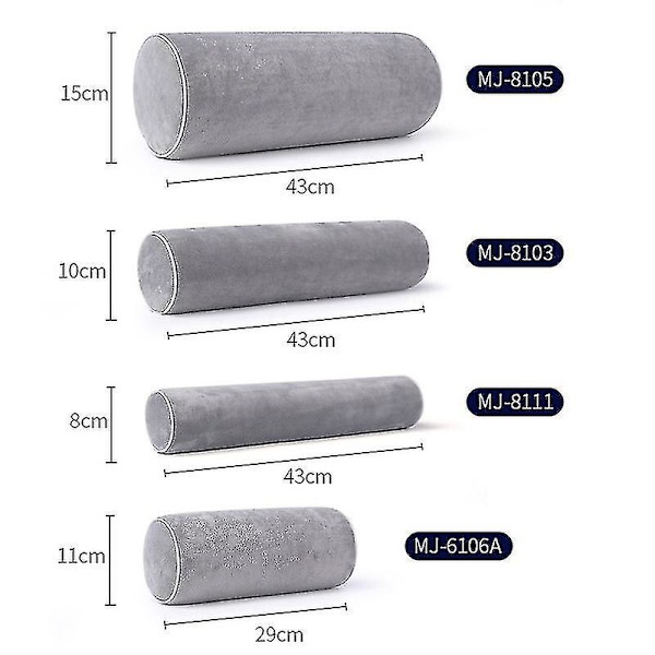 Memory Foam Kudde Sängkläder, Kudde, Nackskydd, Gravidkudde, Ryggrad Lumbar Kudde För Sömn Ortopedisk Kudde 43X10cm